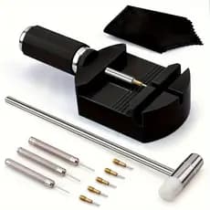 Ferramenta De Dimensionamento De Pulseira De Relógio Com 5 Pinos Extras Para Ajuste Removedor De Link Portátil Kit De Re