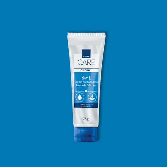 AVON CARE CREME PROTETOR PARA MÃOS LUVAS DE SILICONE 75G Tradicional