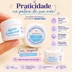 Algodão Demaquilante Miamake – 40 Unidades Já Umedecidas | Prático e Compacto