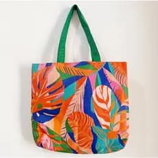 Bolsa EcoBag Estampada Laranja  Crer Para Ver Natura