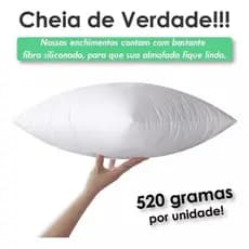 4 Quatro Refis de Almofada Enchimento 50x50 cm Refil Ideal Para Sala e Quarto Bem Cheia e Macia 1 10