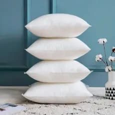 Kit 4 Refil 60x60  de Almofadas Fibra De Silicone Decorativa Sala Macia Confortavel 10