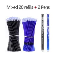 Conjunto de canetas apagáveis ​​com quatro cores opcionais de papel de carta para canetas de grande venda de 0,5 mm