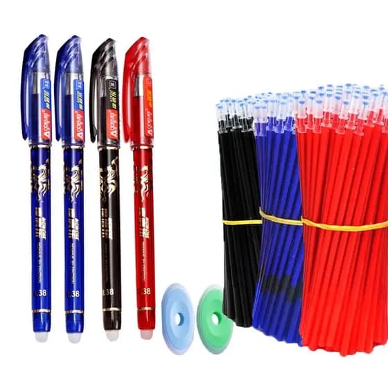 25pcs/set Caneta apagável Gel Apagável Tinta À Prova D'água/Esferográfica/Material Escolar/Escritório/Papelaria