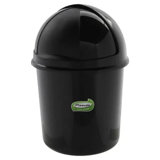 Lixeira Retrátil Plasvale 4,1L Banheiro Cozinha Lavabo Escritório Tampa Retrátil Plástico Original