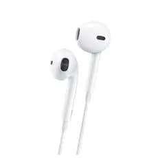 Fone De Ouvido Com Fio E Microfone Borrachinha Entrada Tipo-C Anti-Ruído Intra Auricular Grave Forte