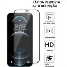 Película 3D iPhone de Vidro Temperado com Tecnologia Antichoque e Proteção Avançada