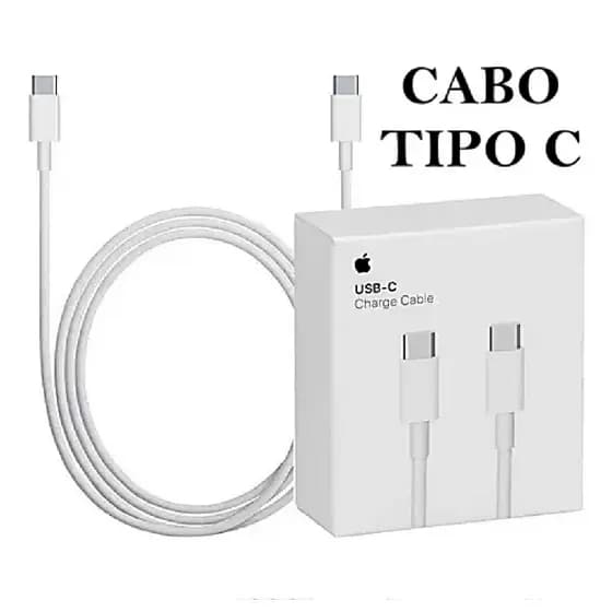 Cabo USB-C para USB-C – Alta Velocidade de Carregamento