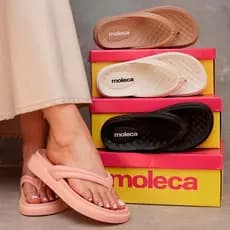 Sandália Nuvem Original Moleca Tamanco Plataforma Leve Super Conforto
