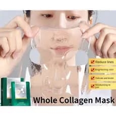 Máscara De Enchimento De Colágeno De Algas Marinhas Rejuvenescimento Da Pele Anti-Envelhecimento Reparo Cristal
