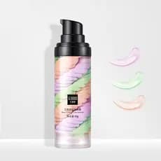 Novo 3 Cores, Sobremesa De Base E Revestimento Facial, Utensílio De Cosmética