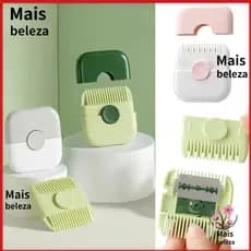 Navalha De Borda Dupla MAXBEAUTY , Aparador De Cabelo Manual De Lado Duplo 2 Em 1 , Pente Multifuncional Para Corte