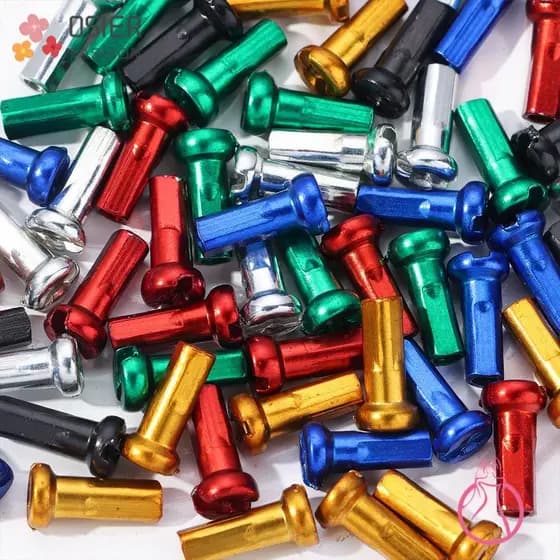 OSIERFASHION 10/20/50pcs Mamilos De Raio De Roda De Bicicleta Liga Anodizada Acessórios De Montanha
