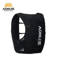 AONIJIE C9116-10L Pacote De Hidratação Preto Completo Mochila Marathoner Running Race Colete Leve Para Homens E Mulheres