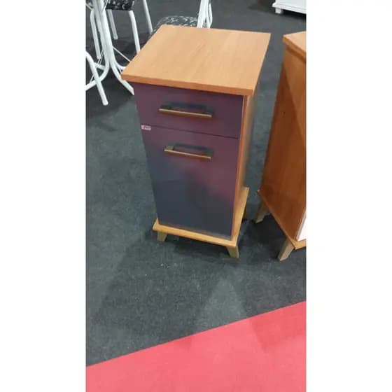 Armário Gabinete Balcão 1 Gaveta 1 Porta Com Suporte a Galão De Agua