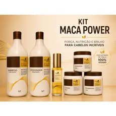 Super Kit Koreana Mac. Power Shampoo 1L + Condicionador 1L + Máscara 500ml + Óleo 60ml + 3 Máscara passo 1, 2 e 3.