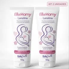 Kit 2 Unidades EllaMamy Lanolina Bellaphytus 50g – Proteção para Mamilos na Gestação e Amamentação