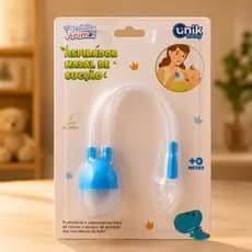 Aspirador Limpeza Nasal Infantil de Sucção Menina Menino - Rosa Azul