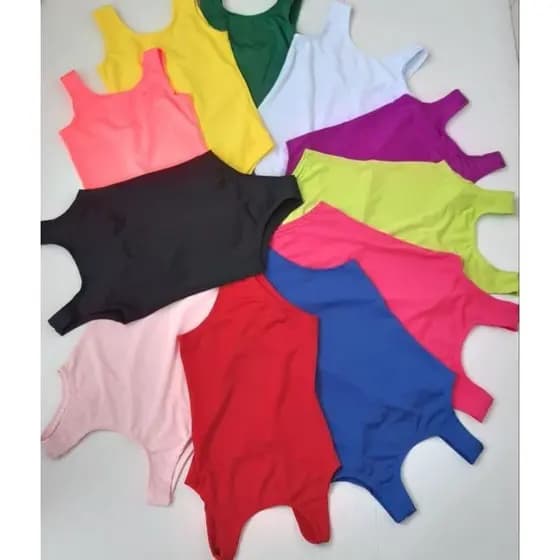 bori infantil bory ballet body colorido estampa lisa
