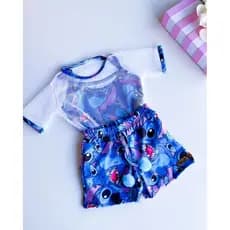 conjunto infantil menina 3 peças conjunto infantil desenhomenina 3 peças roupinha infantil desenho moda blogueirinha