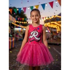 Maiô Bory Body Infantil Menina Rosa com Estampa Estrela grupo dos rosas emilly vick katlen zoom boom