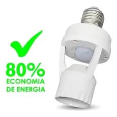 1 Sensor De Presença Com Fotocélula Para Lâmpada Soquete Universal