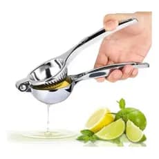 Espremedor De Limão Inox Manual Maciço Super Forte Pratead