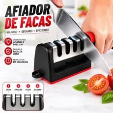 Afiador Amolador De Facas Tesouras Profissional 4 Em 1