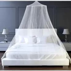Mosquiteiro Cortinado Renda Filó  Serve Para Cama Casal e Queen