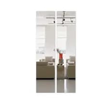 Espelho decorativo de 60x20cm 3mm para portas de guarda roupas, banheiros salas. Fácil instalação