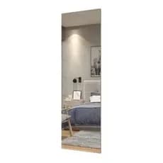 Espelho de Vidro Decorativo de 70x20cm 3mm com Fita Dupla Face, para banheiro, sala e quarto.