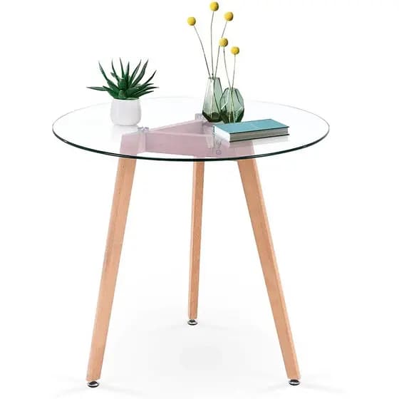 Tampo 40cm Redondo de vidro 6mm lapidado e polido. ideal para mesa (Bistrô), mesa de centro e mesa.
