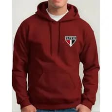 Blusa De Moletom Flanelado São Paulo Futebol Clube Tricolor Unissex