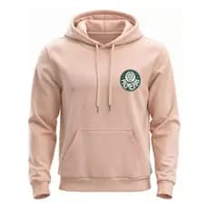 Moletom Blusa De Frio Canguru Palmeiras Estampada Flanelado