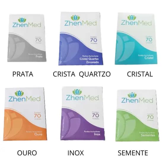 Pontos Sementes para Auriculoterapia - Zhenmed