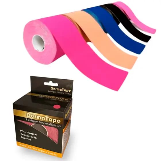 Bandagem Elástica Pós Operatorio 5mx5cm Derma Tape