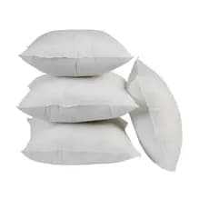 Kit 4 Enchimento Refil Espuma Macia Almofada Flocão 45cm X 45cm Flocos Antialérgico