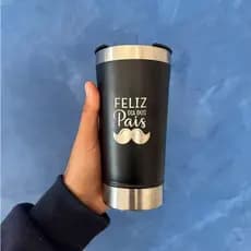 Copo Térmico 473ml Personalizado Dia dos Pais Presente Perfeito Copo Cerveja Café Bebidas