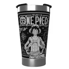 Copo Térmico One Piece | Gravação a Laser 360° Permanente | 475ml | Presente para Fãs de Anime