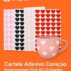 180 Corações Adesivos 1,5cm – Ideal para Lembrancinhas e Decoração 3 Cores
