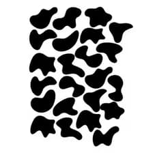 Adesivo Manchinhas de Vaquinha GRANDE – 24 Unidades (4,5cm a 5,5cm) Mais ou menos