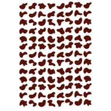 ✅ Envio Imediato – Adesivo Manchinhas de Vaca Marrom | Decoração Canecas, Copos, Louças e Artesanato