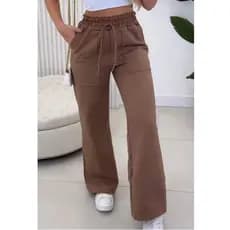 Calça Feminina Moletom Pantalona Elástico Moda Blogueira Moda Gringa Premium