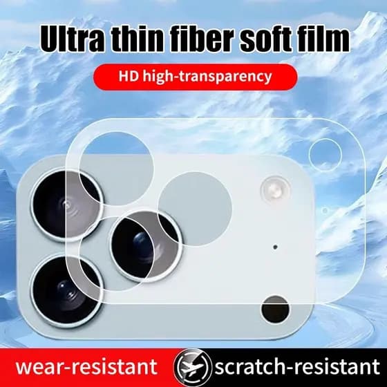 [3 Peças) Para iPhone Air 17 16 15 14 13 12 11 Pro Max 3D Capa Completa Filme De Vidro Temperado HD Câmera Protetor