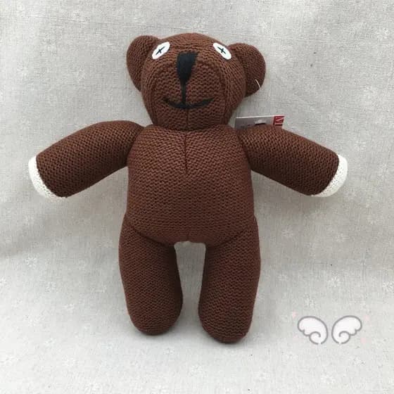 Mr Bean Teddy Bear Plush Toy-Boneca De Pelúcia Macia Para Presente Infantil