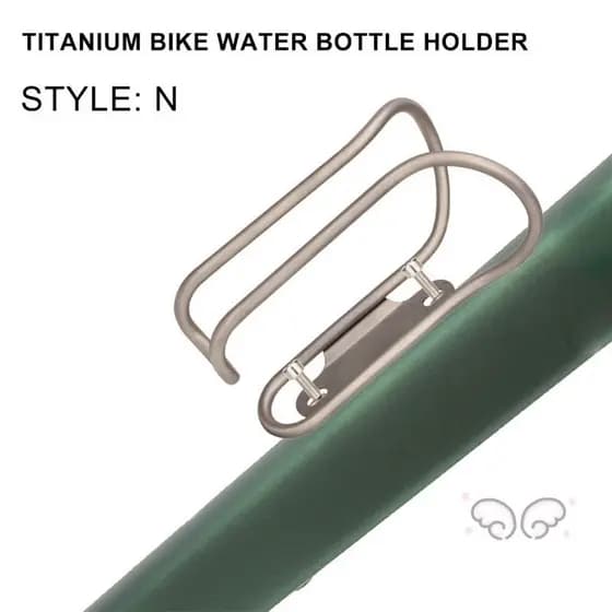 Suporte Para Garrafa De Água Bicicleta Em Titânio-Tamanho L