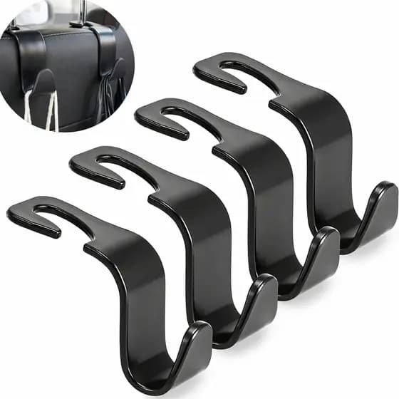 Gancho Encosto Cabeça Carro Organizador Banco Suporta Até 6kg Universal Kit