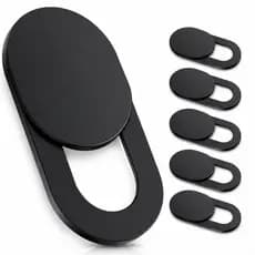 Kit Tampa Protetor Webcam Anti Espião Webcam Cover Tampa Câmera Privacidade Universal Preto