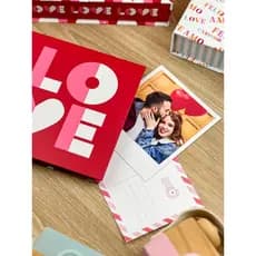 Kit Álbum de Fotos + 12 Fotos Adesivas – Estilo Retrô – Papel Fotográfico – Presente Criativo