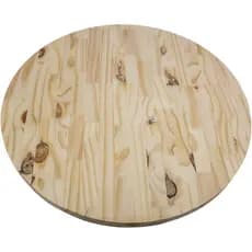 Bolacha Painel Redondo Disco Pinus 60cm Quadro Artesanato Lettering